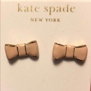 Kate Spade Light Pink Bow Earrings